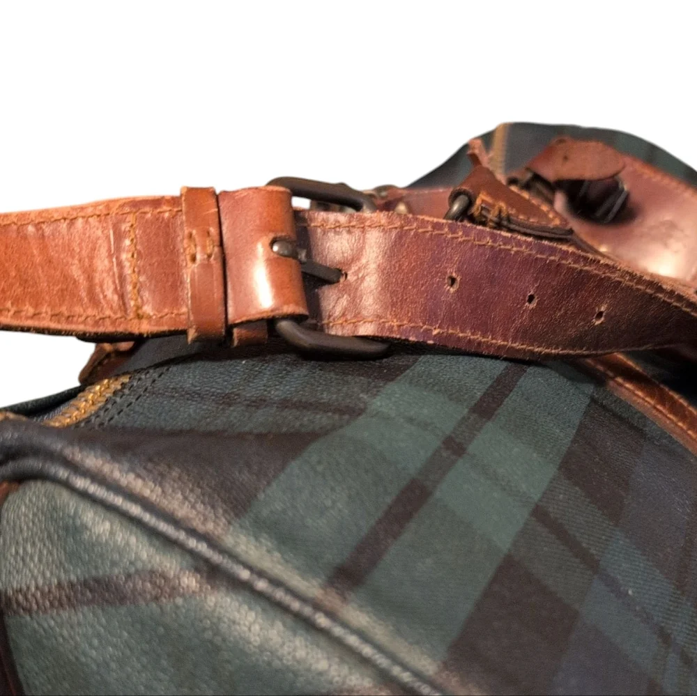 Vintage Polo Ralph Lauren Boston Bag Preloved Plaid - Picture 8 of 14